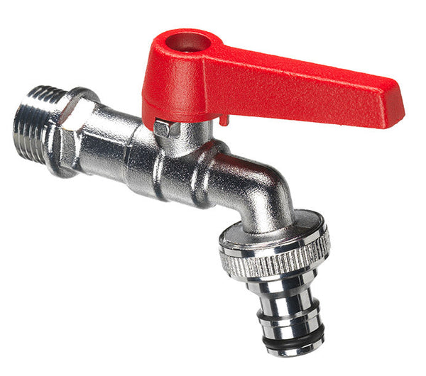 Rubinetto a Sfera per Fontana da Giardino con Leva Colorata Belfer RUB/028 Rosso prezzo