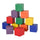 Set 12 Cubi Morbidi per Bambini 20x20x20 cm Multicolore