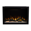 Camino Elettrico da Incasso 61,3x89,6x30,4 cm Effetto Fiamma 1500W Nepal 34 Nero