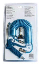 ALLRide Pistola spolveratrice aria tubo 5 M a bobina spirale pneumatica