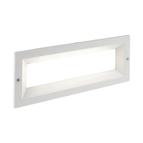 prezzo Faretto Segnapassi a Incasso da Esterno a LED 12W da Parete Aperto Sovil Mask Bianco
