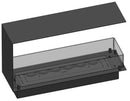 Camino a Bioetanolo da Incasso 100x30x60 cm Infire U1000 Slim Nero  