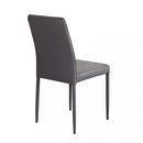 Sedia Blossom 41x50x91 h cm in Similpelle Marrone