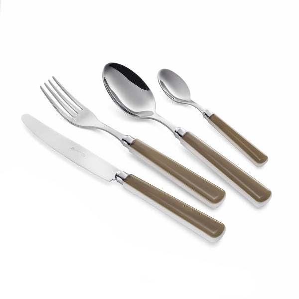 online Servizio Set di Posate 24 pezzi in Acciaio Inox Eme Candy Nocciola 408