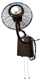 Ventilatore da Parete con Nebulizzatore ad Acqua Jessen o Fresh Nero