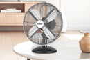 Ventilatore da Tavolo 30cm Oscillante 3 Velocità  35W Kooper Eolo Fumè