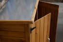 Armadio Porta Attrezzi da Giardino 70x89x35 cm in Legno