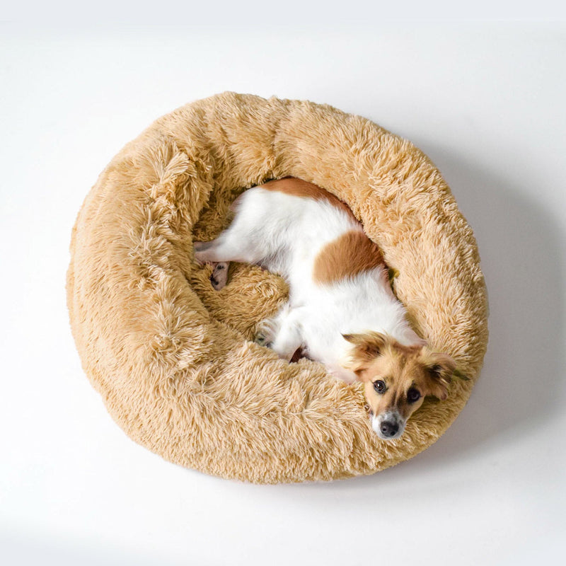 Cuccia per Cani e Gatti �50 cm in Poliestere Vaniglia Varie Misure