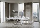 Tavolo Allungabile 200-460x90x77 cm Volantis Premium Bianco Frassino Telaio 4C 