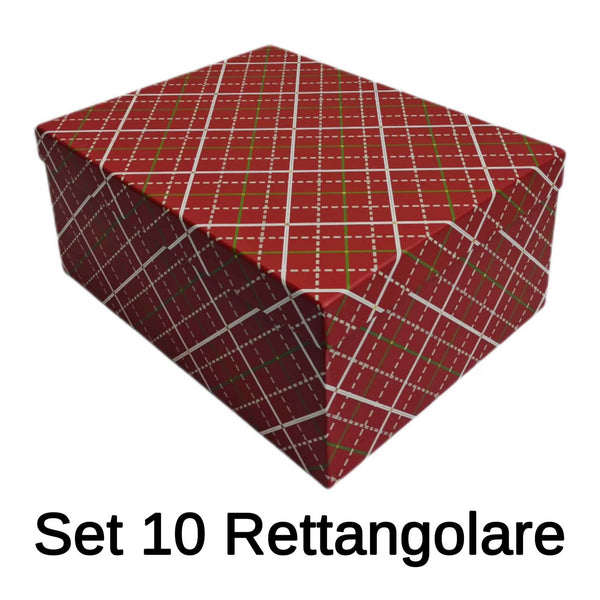 Set 10 Scatole Rettangolari in cartone acquista