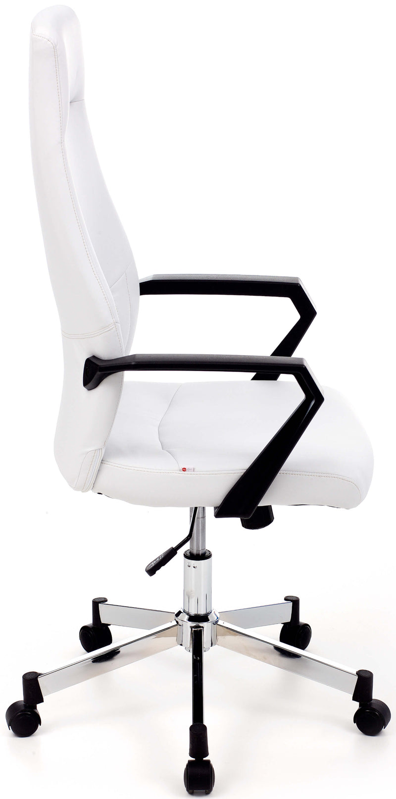 Poltrona da Ufficio Direzionale in Similpelle Sake Bianca
