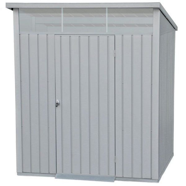 Casetta Box da Giardino 198,6x196,5x229 cm in Acciaio Zincato Grigio acquista