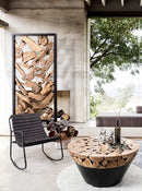 Tavolino Grenada Tondo D90 Rotondo in Legno