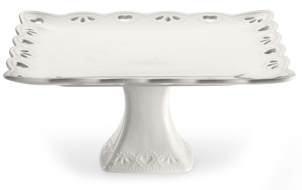 Alzatina in Porcellana Kaleidos Juliet Bianco prezzo