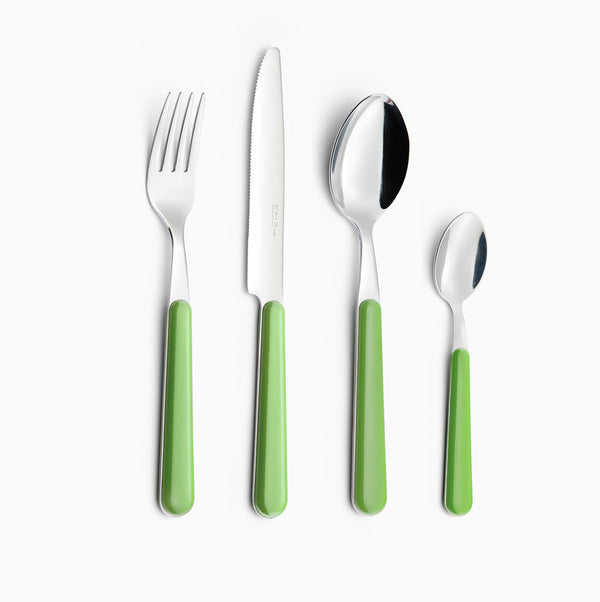 Servizio Set di Posate 24 pezzi in Acciaio Inox Eme Brio Verde 69 prezzo
