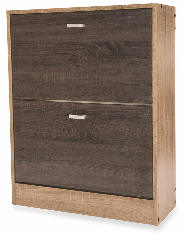 online Scarpiera 2 Scomparti in MDF 63x24x80 cm Soriani Bicolore