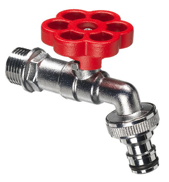 sconto Rubinetto a Sfera per Fontana da Giardino con Fiore Colorato Belfer RUB/029 Rosso