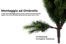Albero di Natale Artificiale 210 cm 1145 Rami Verde