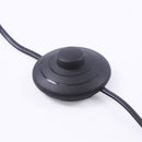 Lampada da Terra Ø35xH145 cm in Metallo Nero