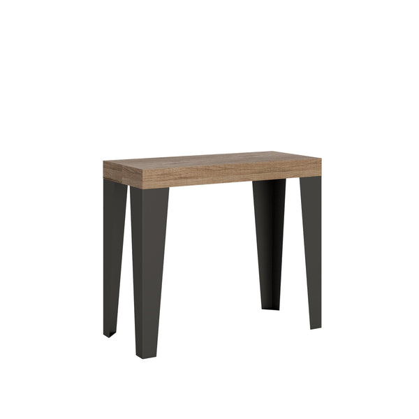 prezzo Consolle Allungabile 90-196x40x77 cm in Nobilitato Marrone
