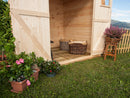 Casetta Box da Giardino Porta Utensili 200x200 cm in Legno Birba
