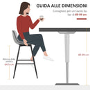 Set 2 Sgabelli Imbottite da Bar 45x47x88 cm in Metallo e Tessuto Vellutato Grigio