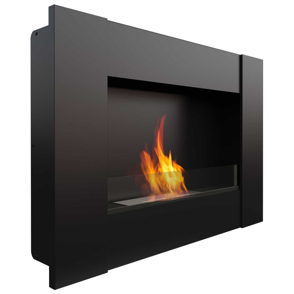 online Camino a Bioetanolo da Parete 90,2x65 cm Flig Boston 2 Nero