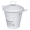 Secchiello Frutta Secca  1 Litro in Metallo VdE Tivoli 1996 Bianco