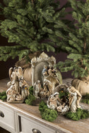 Natività con Grotta H20,5 cm in Resina