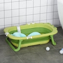 Vaschetta Bagnetto per Bambini 80x53,9x20,8 cm Antiscivolo Pieghevole Verde