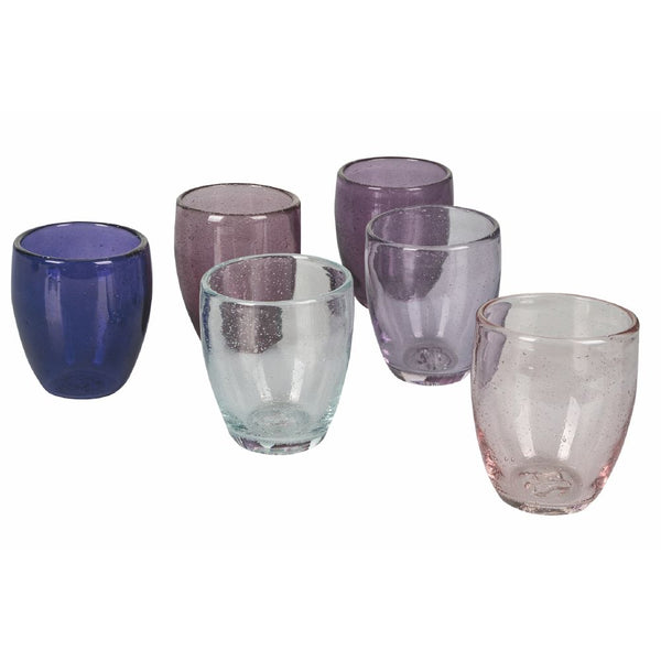 Set 6 Bicchieri Acqua Acapulco Provence in Vetro VdE Tivoli 1996 Viola acquista