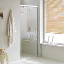 Porta Parete Doccia 1 Anta Battente In Cristallo Trasparente 6mm H198 Fosterberg Aalborg Varie Misure