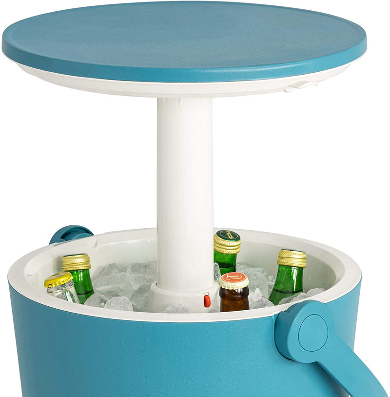 Secchiello Termico Porta Ghiaccio Ø38x37 cm in PVC Keter Go Bar Blu