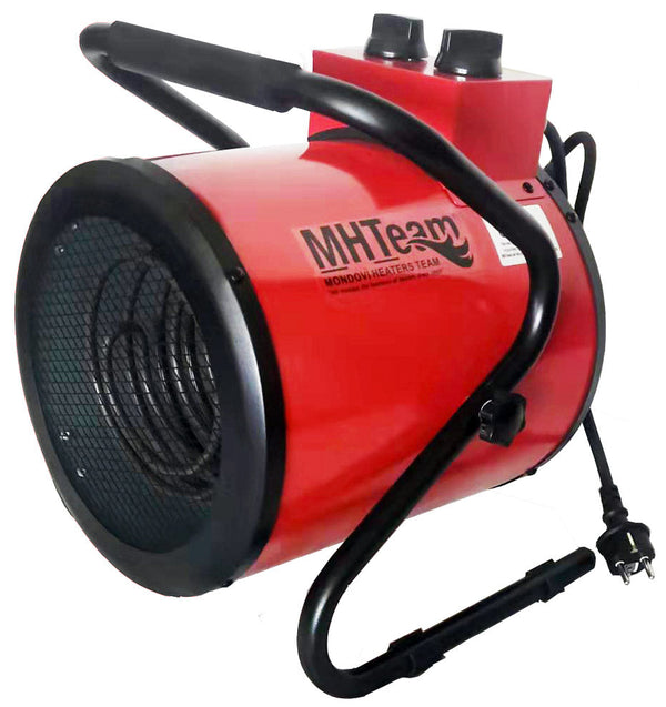 Generatore di Aria Calda 3000W Riscaldatore Elettrico Industriale Rosso prezzo
