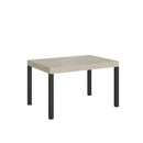  Tavolo Allungabile 140-400x90x77 cm Everyday Cashmere Gambe Antracite
