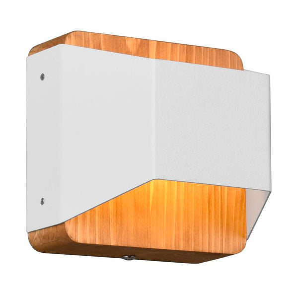 sconto Applique da Interno a led in Metallo Bianco Opaco