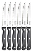 Set Coltelli per Bistecca 6 Pezzi in Acciaio Eme Rodeo