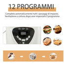 Macchina per il Pane 12 Programmi 600W  Bianca