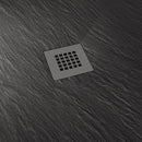 Piatto Doccia in Pietra  Pedrinelli Ardesia Stone Side Grigio Antracite Varie Misure