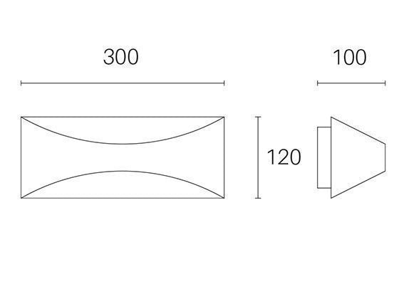 Applique da Esterno a LED 12W 3000K Sovil Bianco