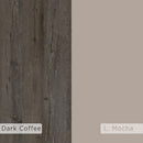 Mobile Ingresso con Scarpiera e Appendiabiti 120x36,5x87,5 cm in MDF Holdon Tortora Dark Coffee