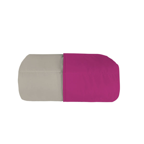 Trapuntino Double Face Estivo 100gr Tinta Unita in Microfibra Fucsia/Grigio Chiaro Varie Misure online