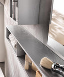 Mobile da Bagno sospeso Ibiza 19 Grigio Opaco Laccato TFT