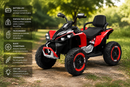 Quad Elettrico per Bambini ATV Safari Gold 24V Telecomando Rosso