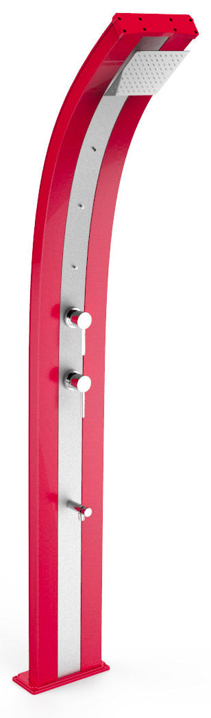 prezzo Doccia da Giardino Miscelatore Nebulizzatore e Lavapiedi Arkema Dada Fascia Inox Cherry