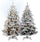 Albero di Natale Artificiale Floccato Effetto Realistico Innevato 210 cm 922 Rami con 3200 Luci Bianco Caldo e Multicolor Effetto Neve