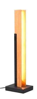 Lampada da Tavolo da Interno a LED in Metallo Nero Opaco