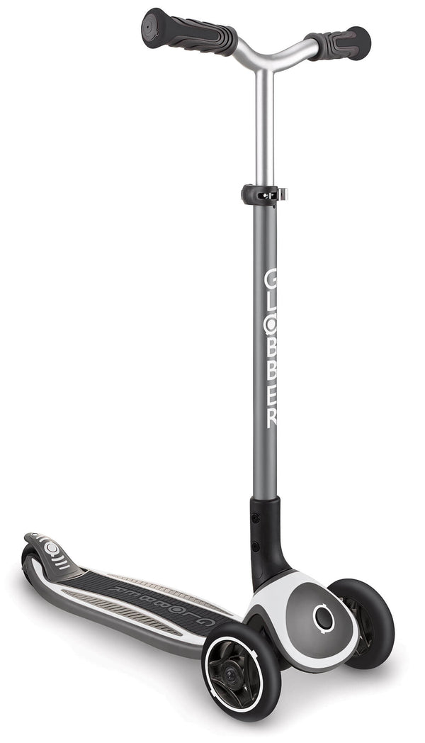 Monopattino 3 Ruote Pieghevole 5 Altezze Max 50 Kg Globber Master Grigio e Bianco sconto