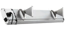 Pannello Radiante Riscaldante Elettrico da Esterno 122,5x17,7x6 cm 1800W Sined Calore Bianco