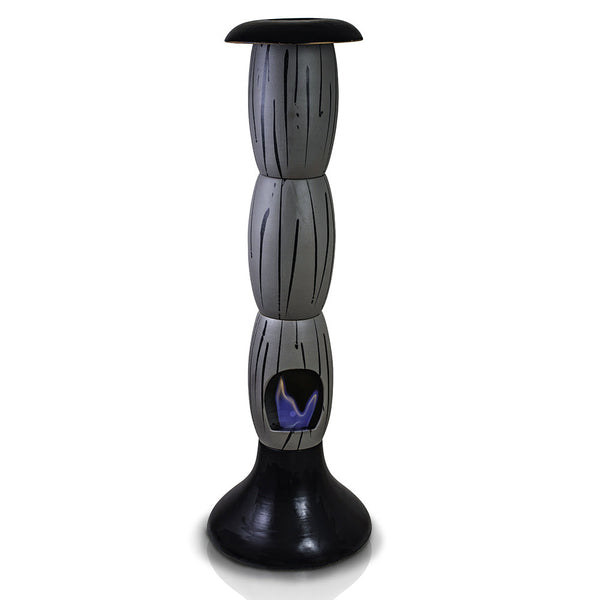 Camino a Bioetanolo da Pavimento in Ceramica 55x152 cm Ferazzoli Bambu Grigio acquista